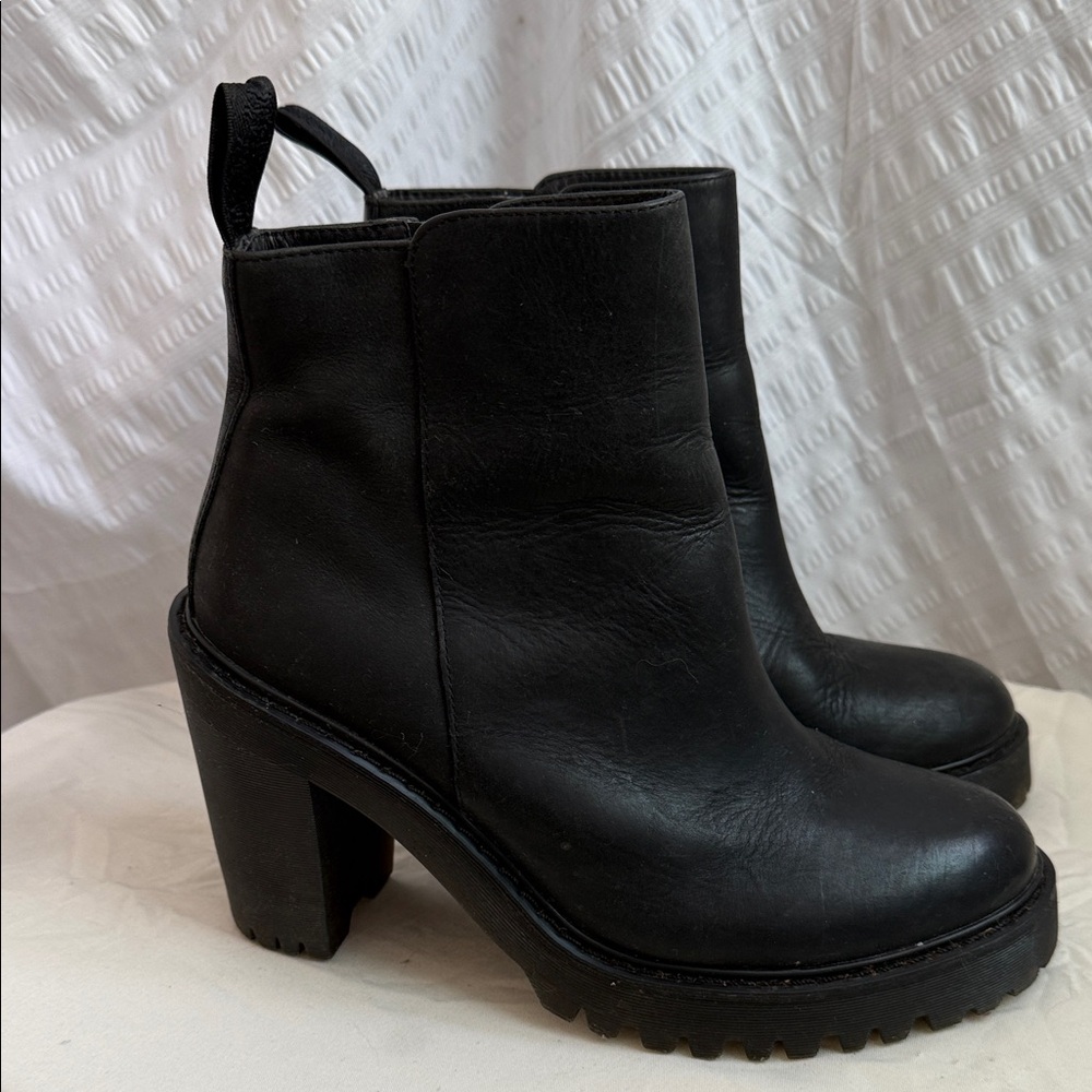 Dr. Martens Black Heeled Boots